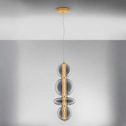 Nova Luce NAVI LED skleněné závěsné svítidlo