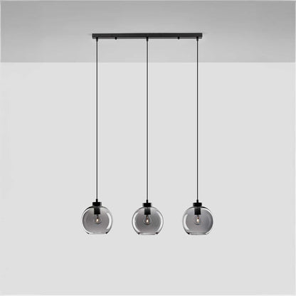 Nova Luce Palmer E27 skleněné závěsné svítidlo podélné