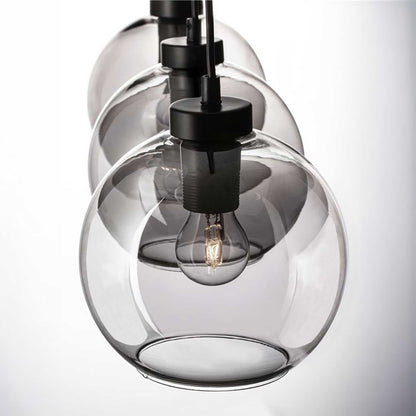 Nova Luce Palmer E27 skleněné závěsné svítidlo podélné