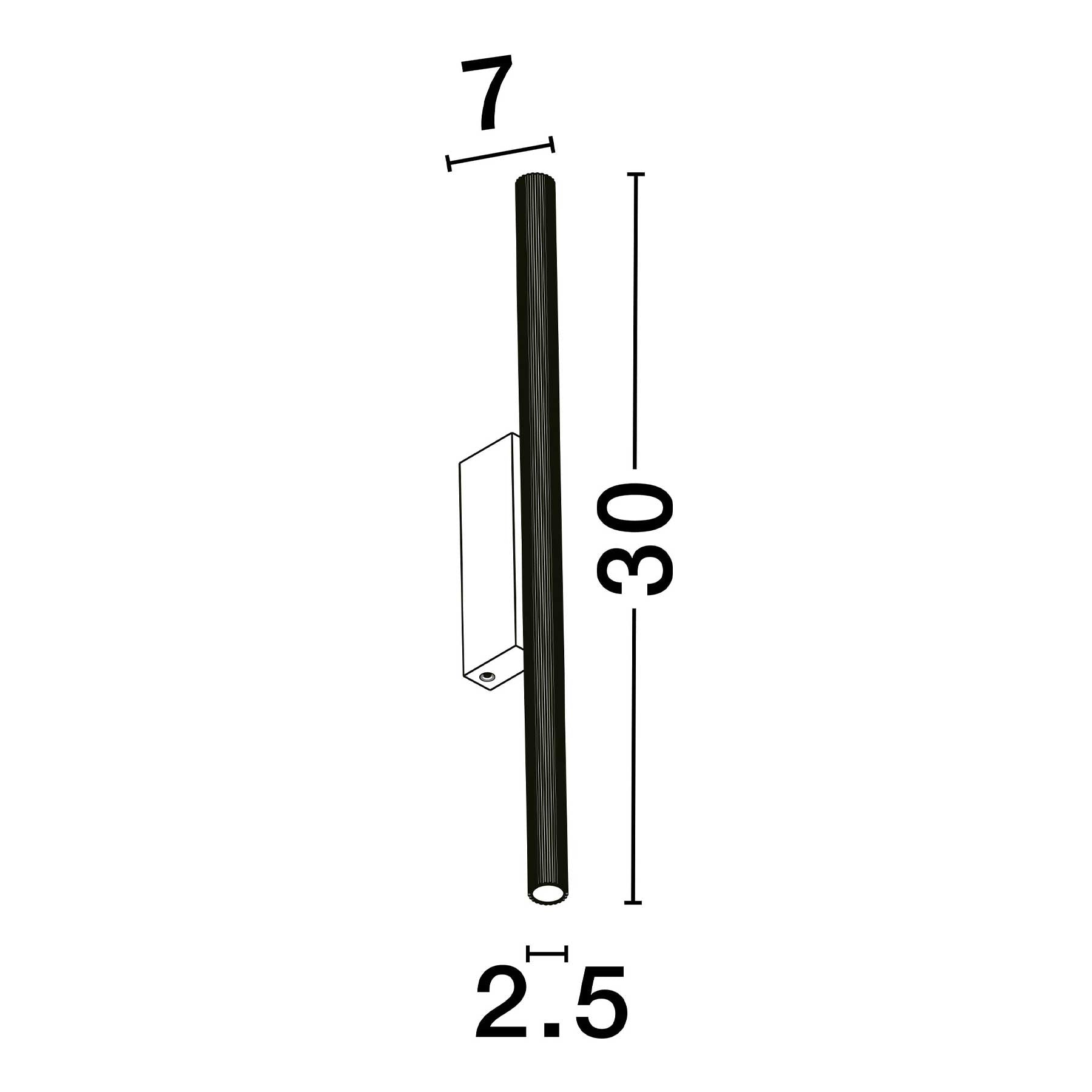 Nova Luce Paron LED nástěnné svítidlo