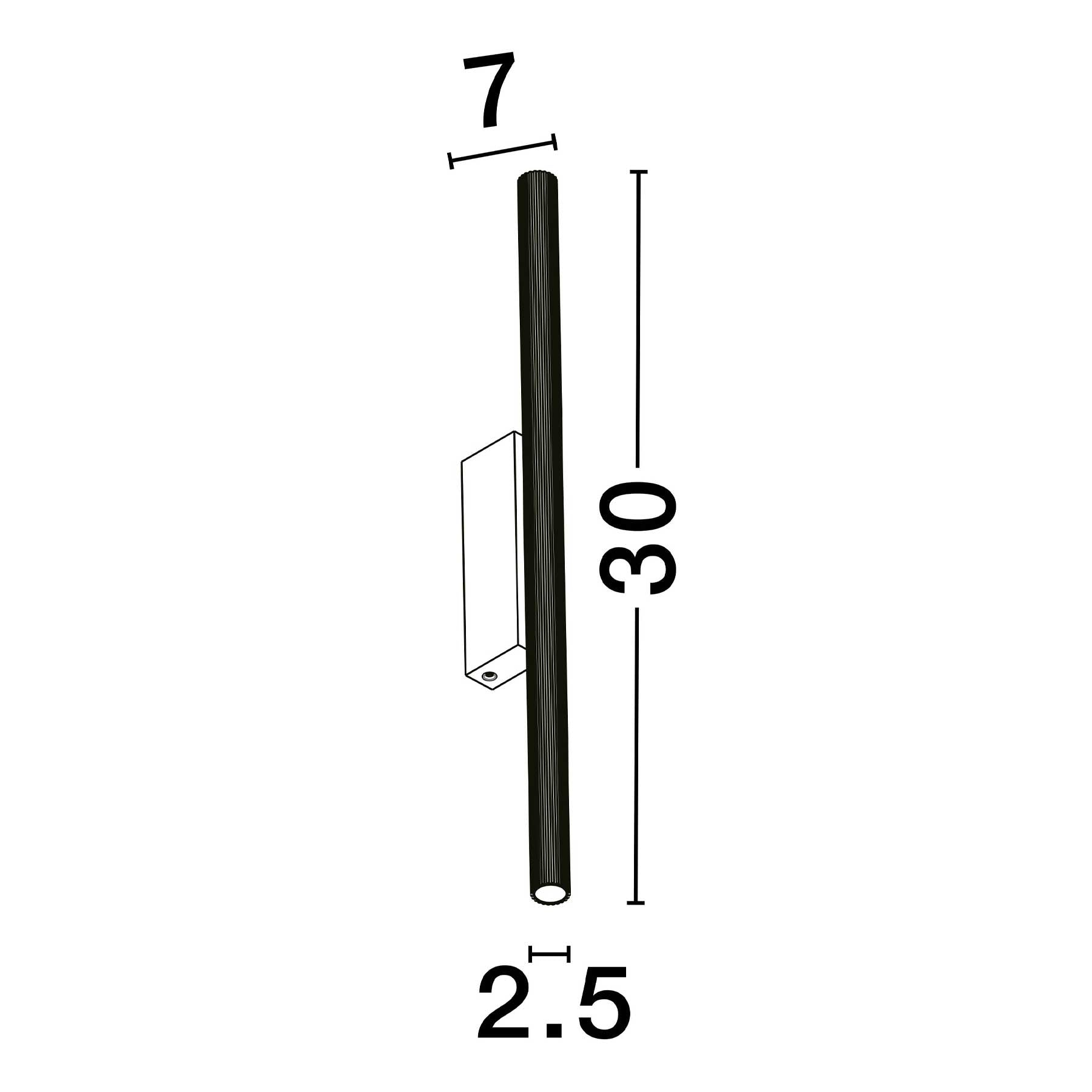 Nova Luce Paron LED nástěnné svítidlo