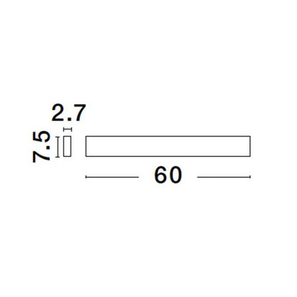 Nova Luce Seline LED nástěnné svítidlo IP44 CRI90