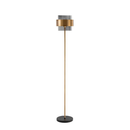 Nova Luce Sianna E27 szklana lampa podłogowa