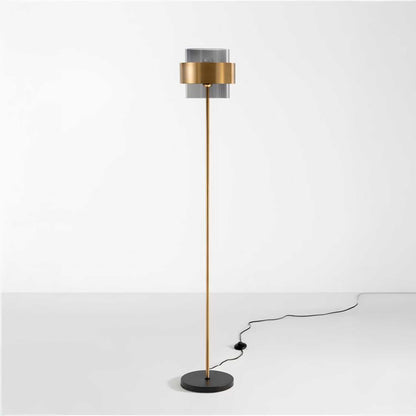 Nova Luce Sianna E27 szklana lampa podłogowa