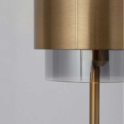 Nova Luce Sianna E27 szklana lampa stołowa