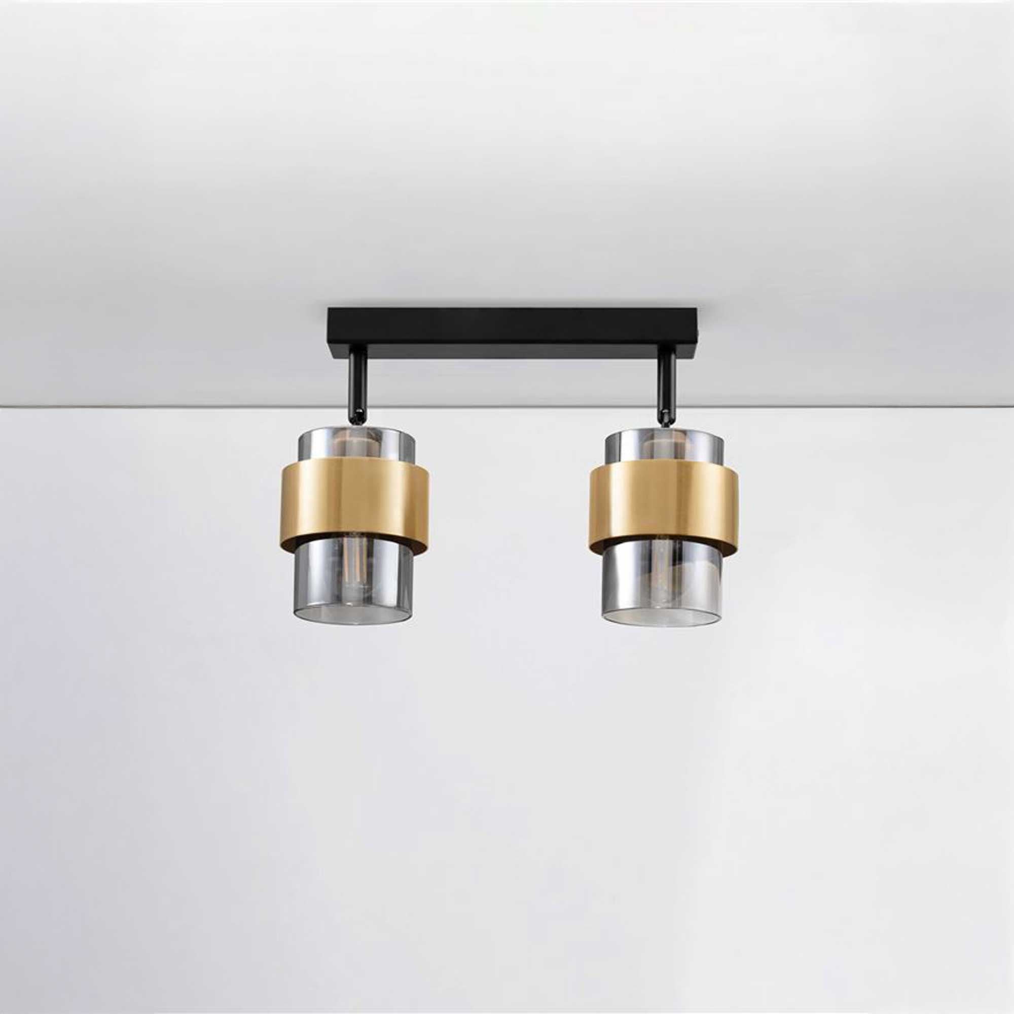 Nova Luce Sianna E27 szklana lampa sufitowa