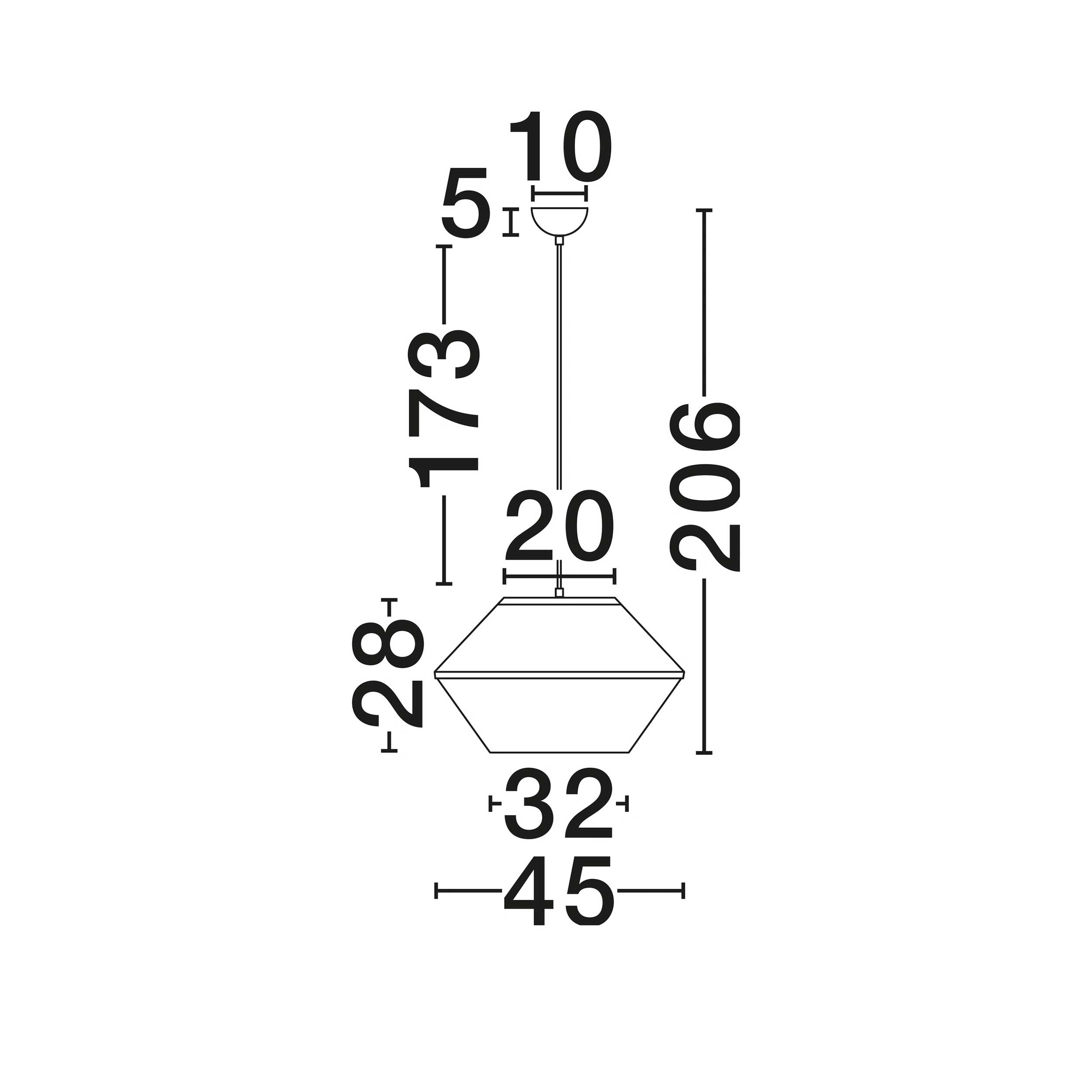 Nova Luce Lampa wisząca Veliss E27