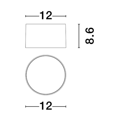 Nova Luce Ziaza LED bodové svítidlo