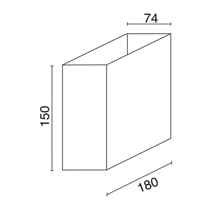 Dopo Beam 180 up/down LED přisazené svítidlo IP65