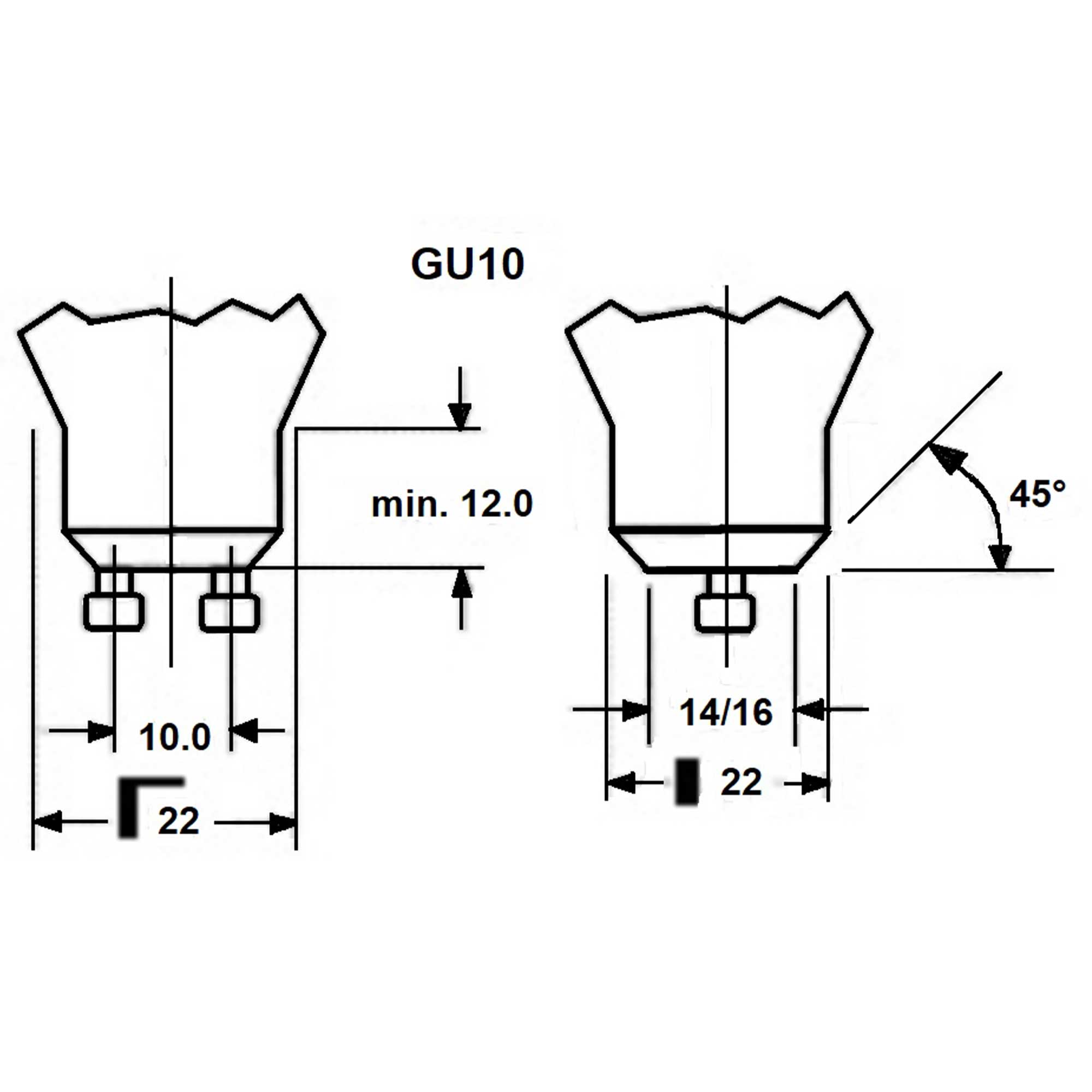 LED žárovka Sylvania Superia Retro GU10 ES50 550lm 36° 2700K