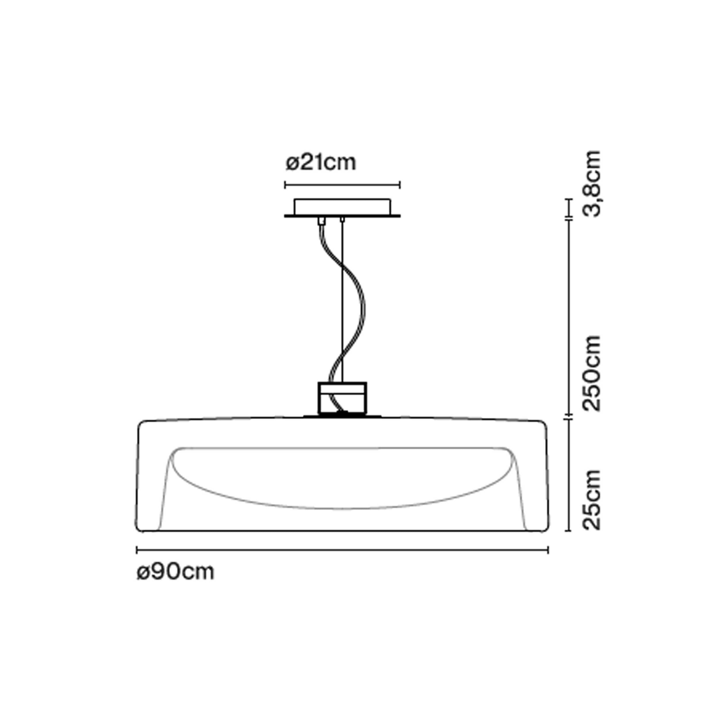 Marset Ringo LED – lampa wisząca z kablem