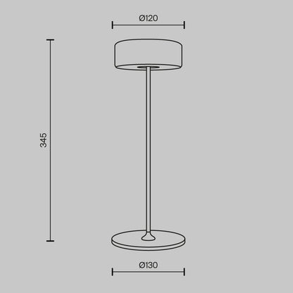 Maytoni AI Collaboration LED – przenośna lampa stołowa