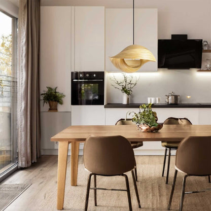 TD Lamps Bamboo E27 bambusové závěsné svítidlo