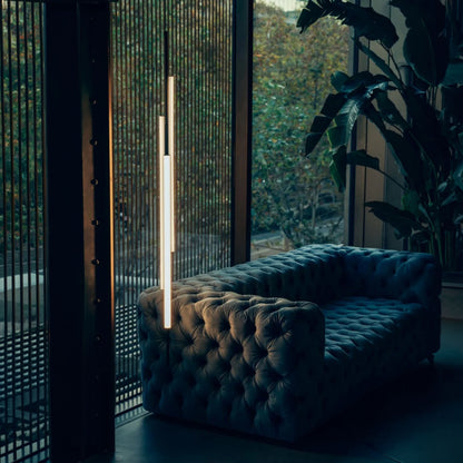 Marset Ambrosia V3 LED – złota, wpuszczana, wisząca lampa pionowa