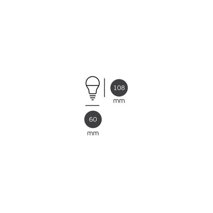 Żarówka LED VK Light Classic Plastic E27 ø60 9 W