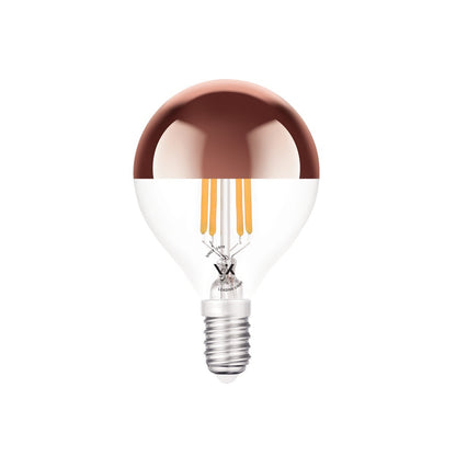 Żarówka LED VK Light Mini Globe Filament Pink Copper E14 2700K 4,5 W z funkcją ściemniania