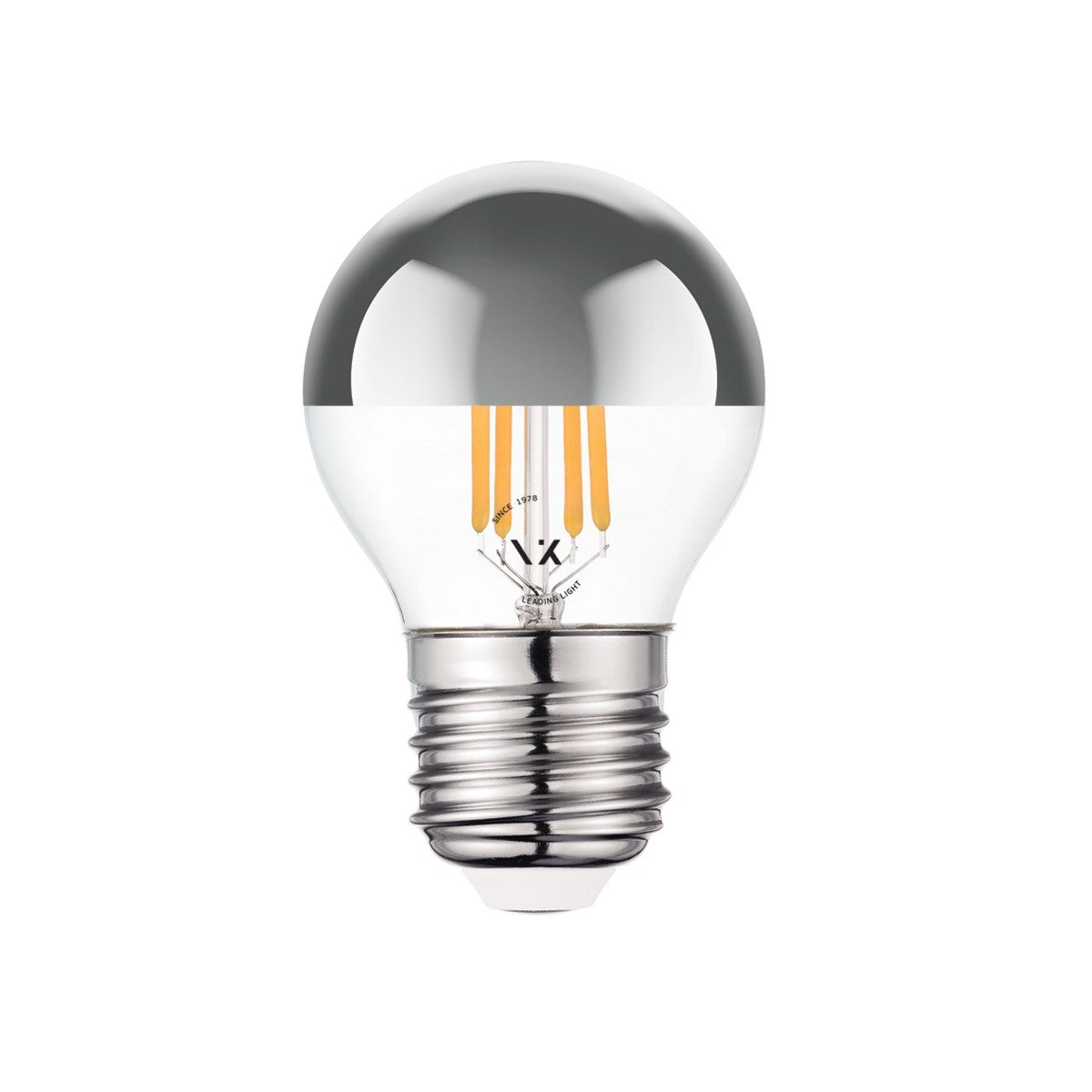 Żarówka LED VK Light Mini Globe Filament Silver E27 2700K 4,5 W z funkcją ściemniania