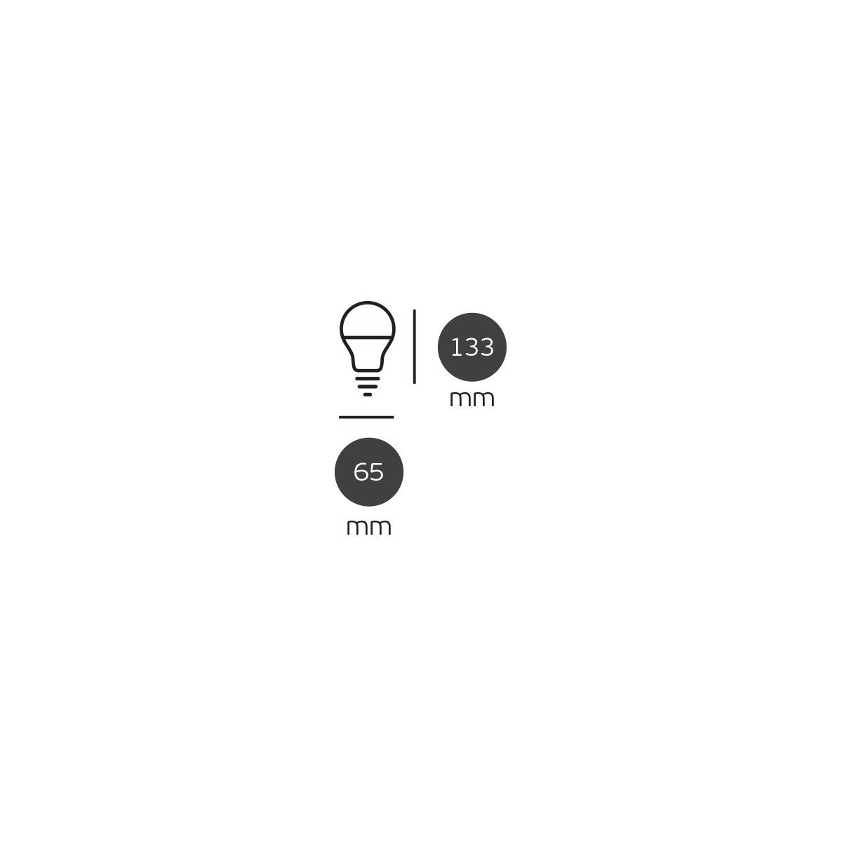 Żarówka LED VK Light Classic Plastic E27 1800 lm, ø65, 18 W