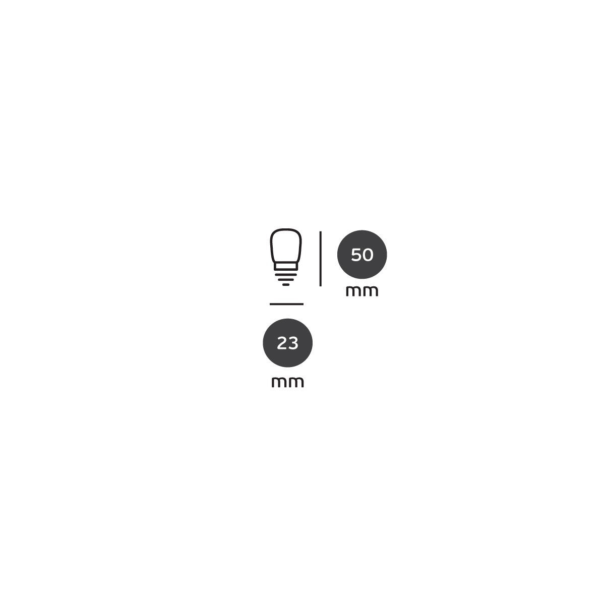 Żarówka LED VK Light Mini Globe Plastic E14 6500K 2 W