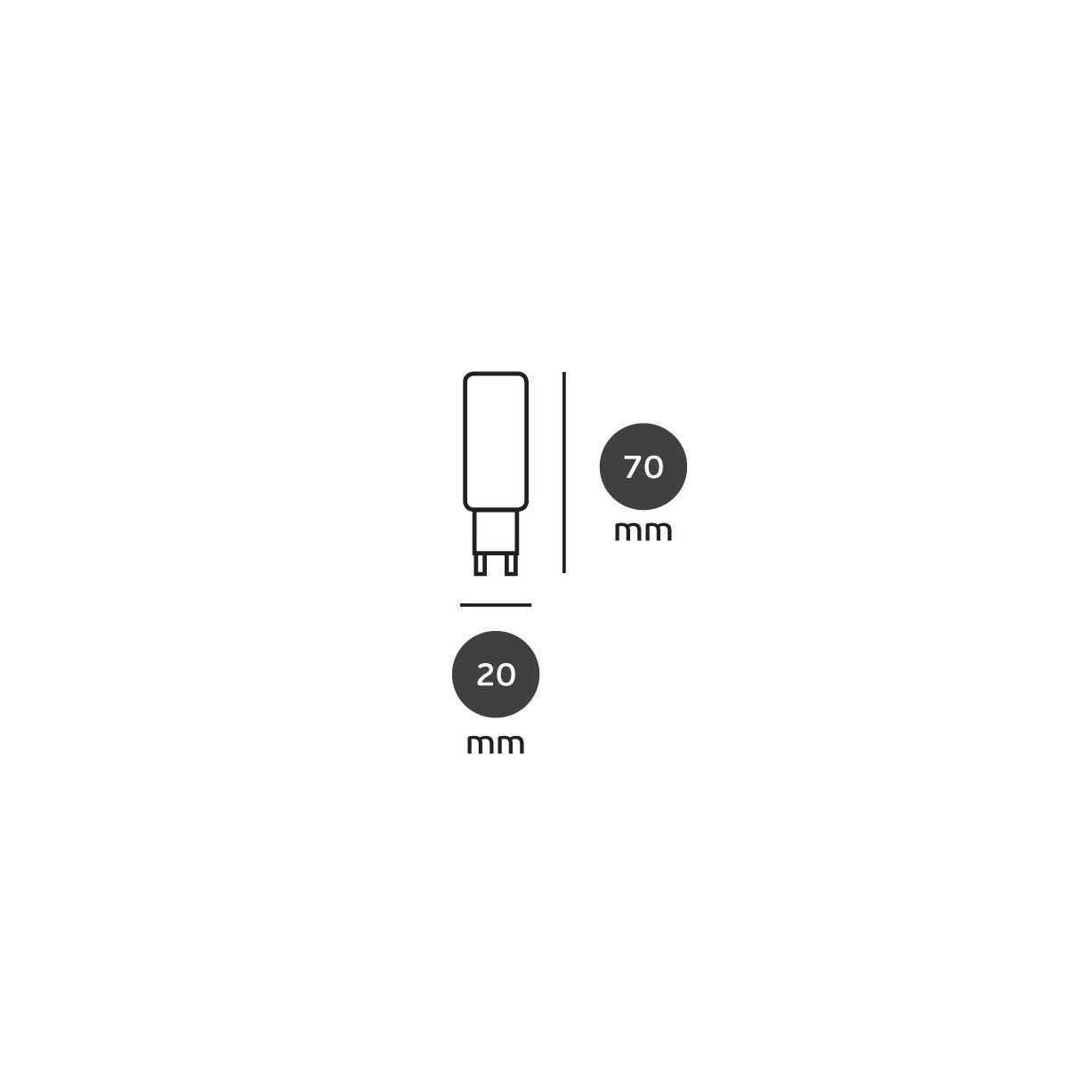 Żarówka LED VK Light G9 240 V 8 W