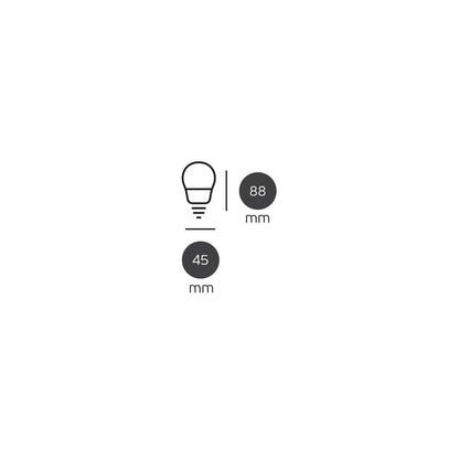 Żarówka LED VK Light Mini Globe Plastic E27 810 lm, ø45, 9 W, z możliwością ściemniania