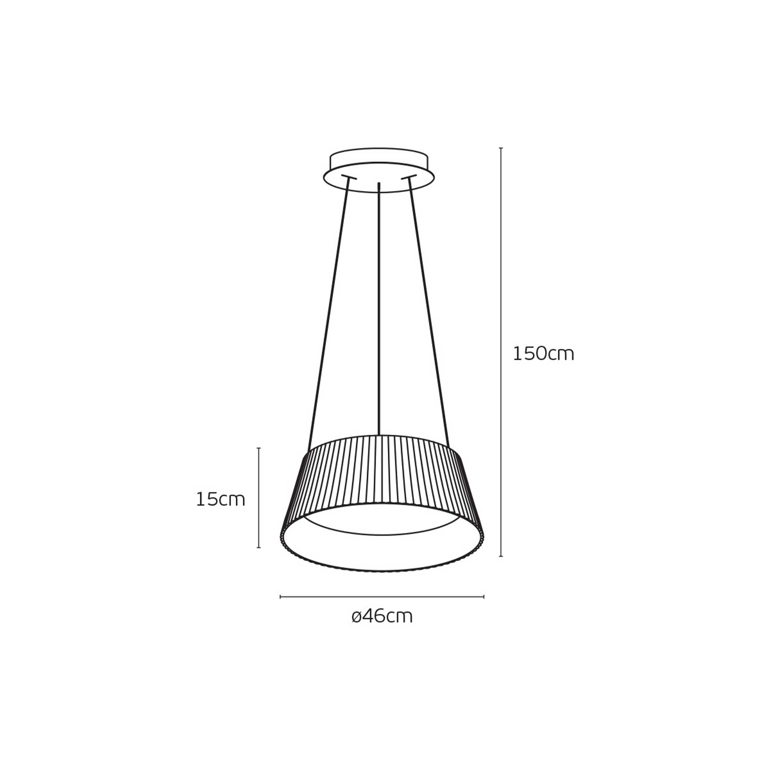 VK Light Aelia Wood LED – lampa wisząca