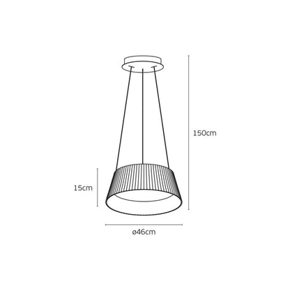 VK Light Aelia Wood LED – lampa wisząca