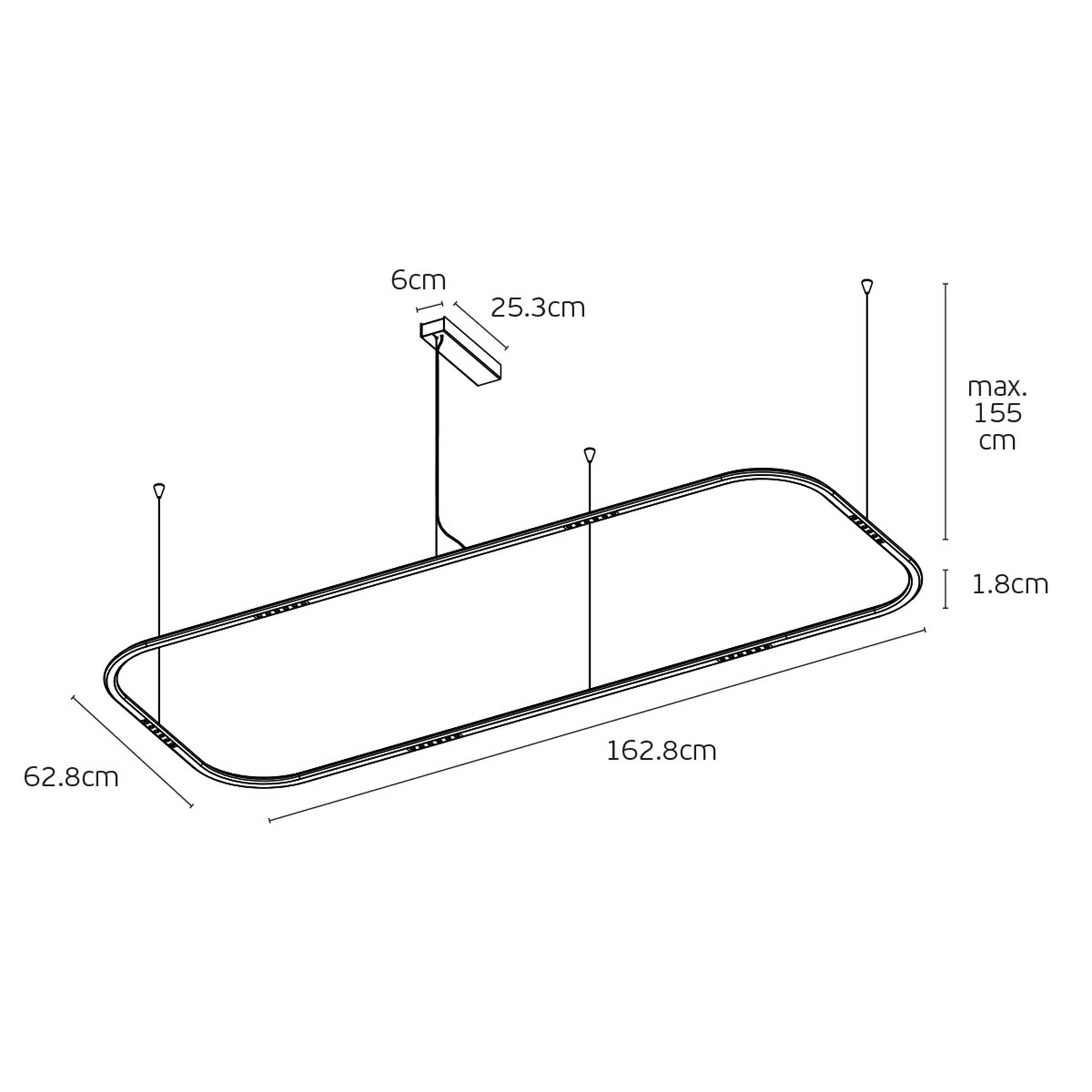 Lampa wisząca VK Light Core LED