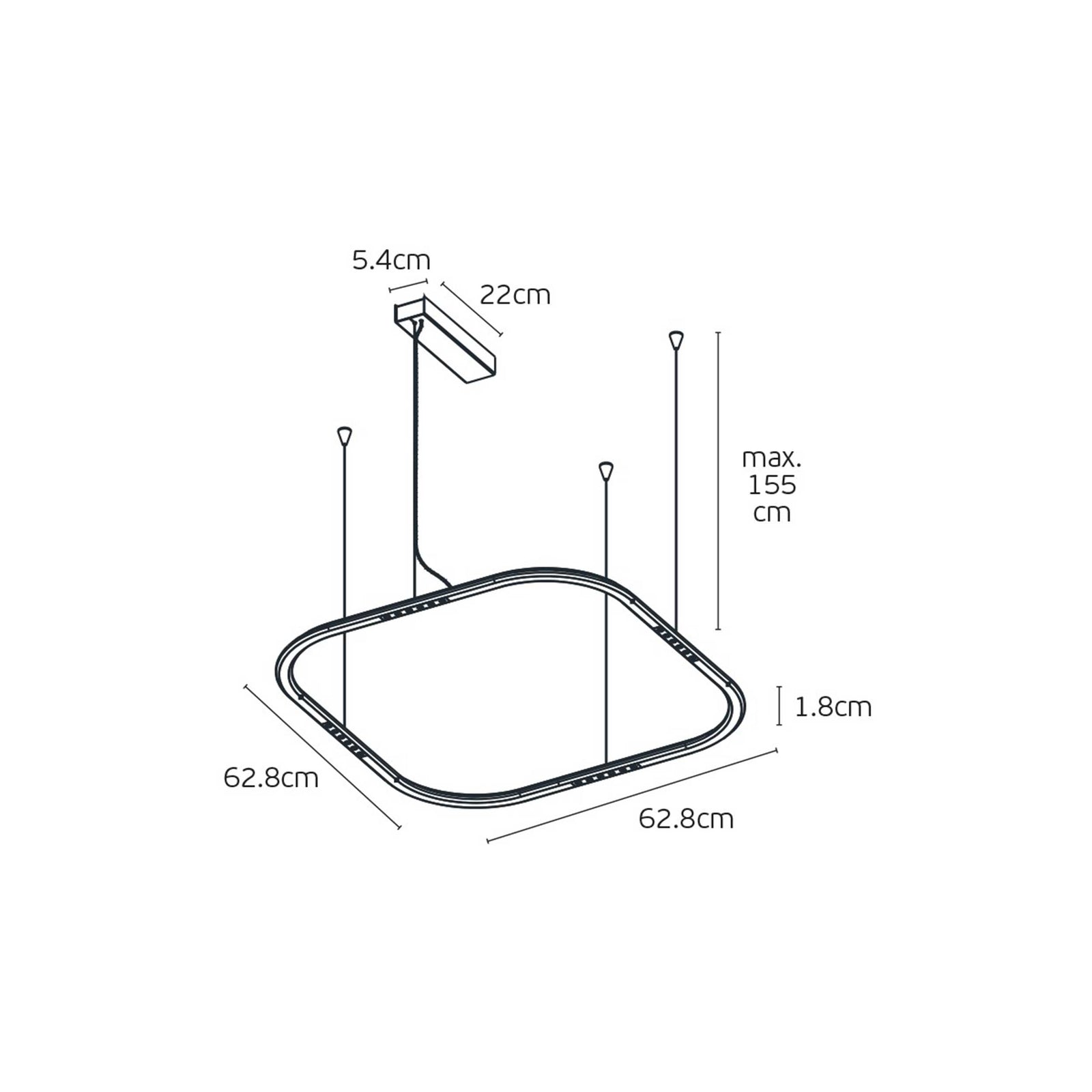 VK Light Iris LED – lampa wisząca