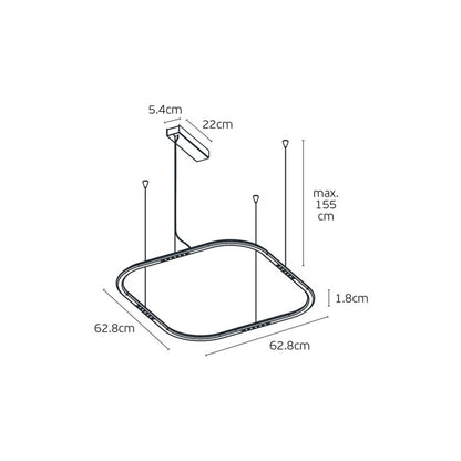 Lampa wisząca VK Light Core LED