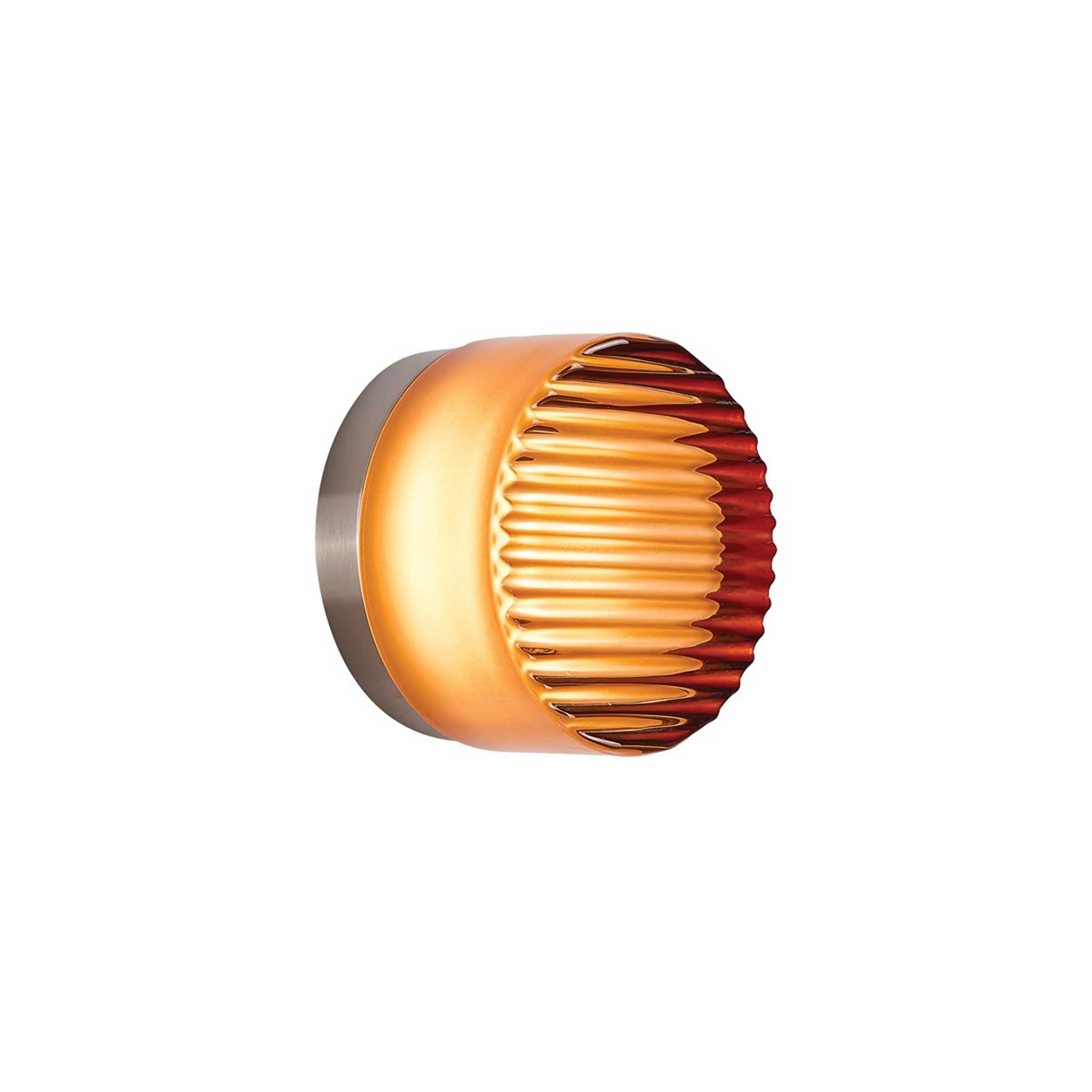 Kinkiet LED VK Light Glace z karbowanym wykończeniem