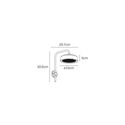 Kinkiet LED VK Light Jade, stopień ochrony IP65