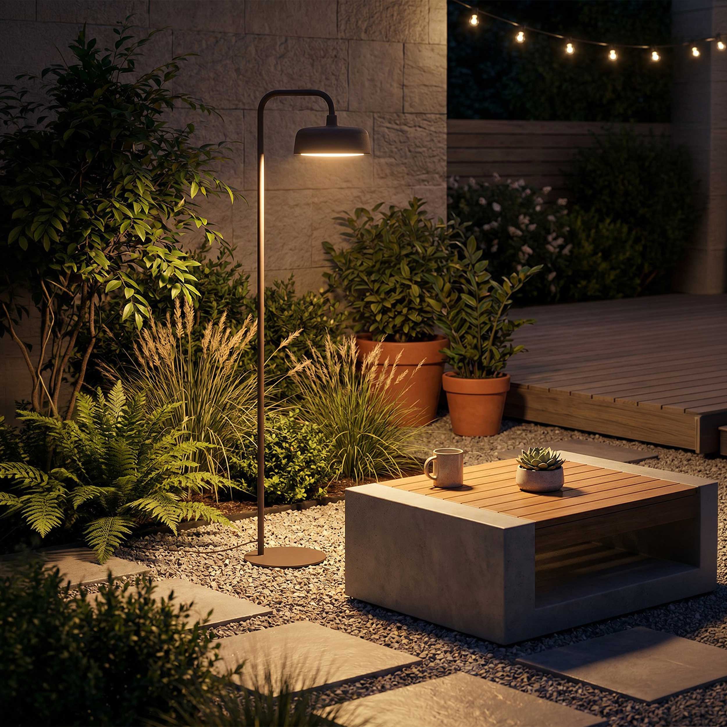 VK Light Jade – stojąca lampa LED, stopień ochrony IP65
