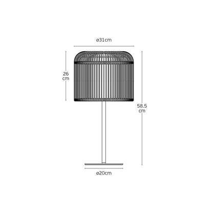 VK Light Keli E27 – stojąca lampa zewnętrzna IP44