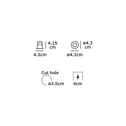 VK Light Bloc Mini LED – regulowana oprawa wpuszczana