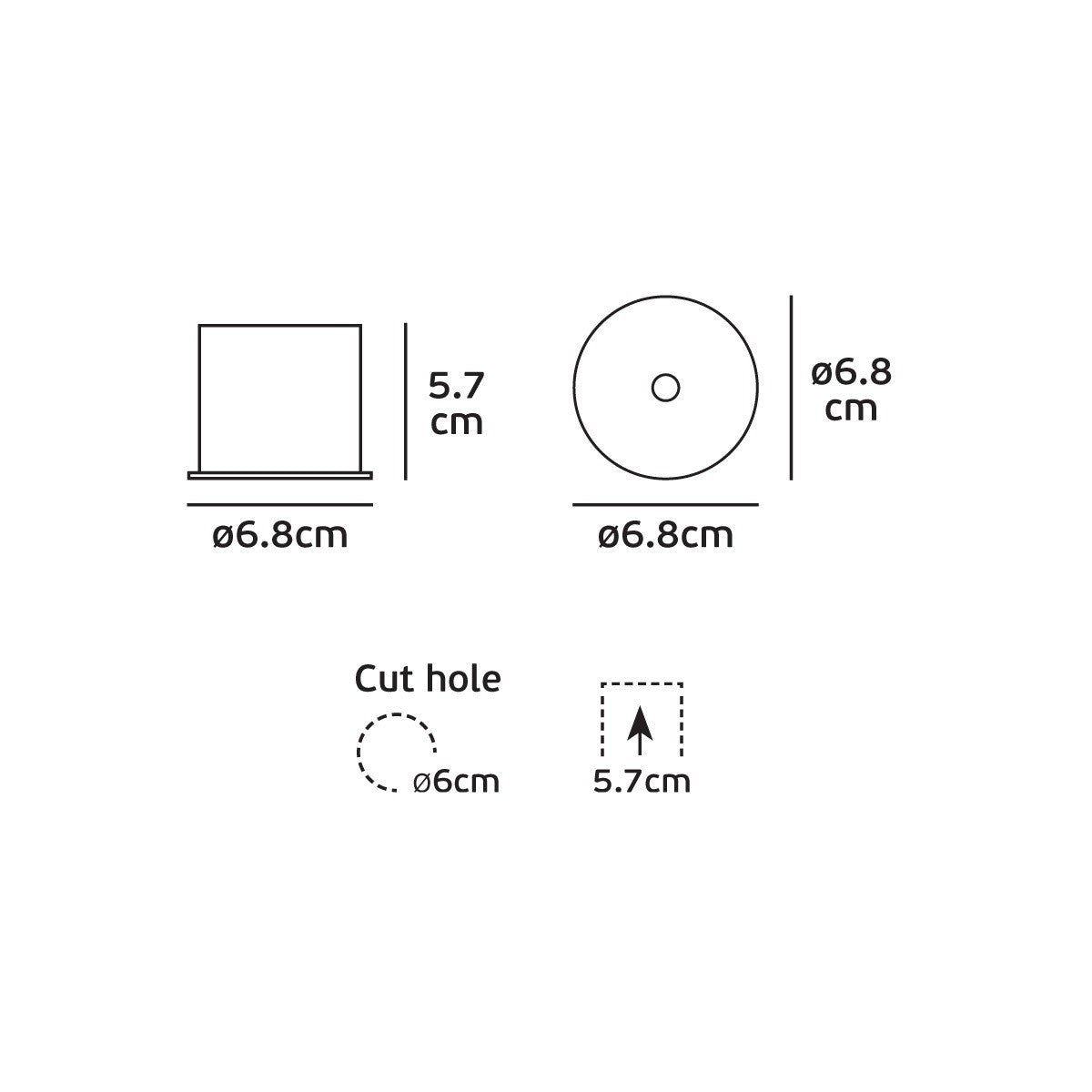 VK Light Habi LED – oprawa wpuszczana