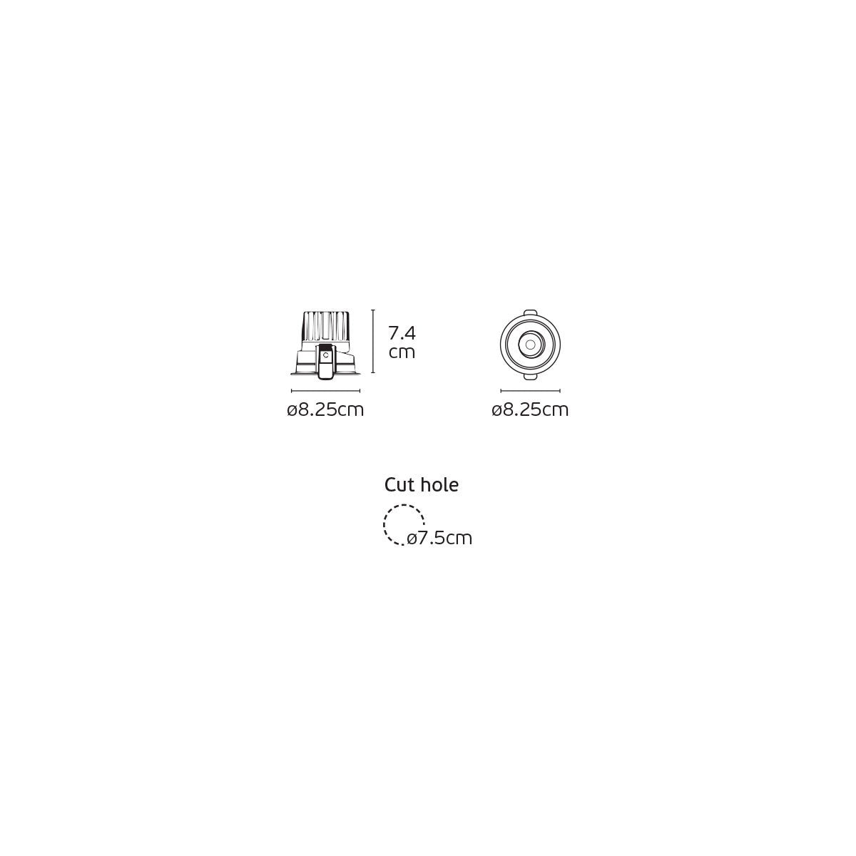 Oprawa wpuszczana VK Light San LED