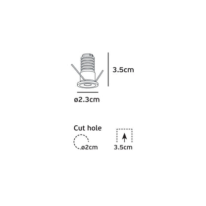VK Light Smol LED – miniaturowe oprawki wpuszczane