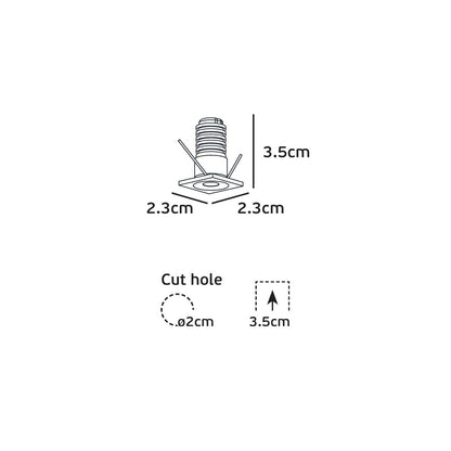 VK Light Smol LED – miniaturowe oprawki wpuszczane