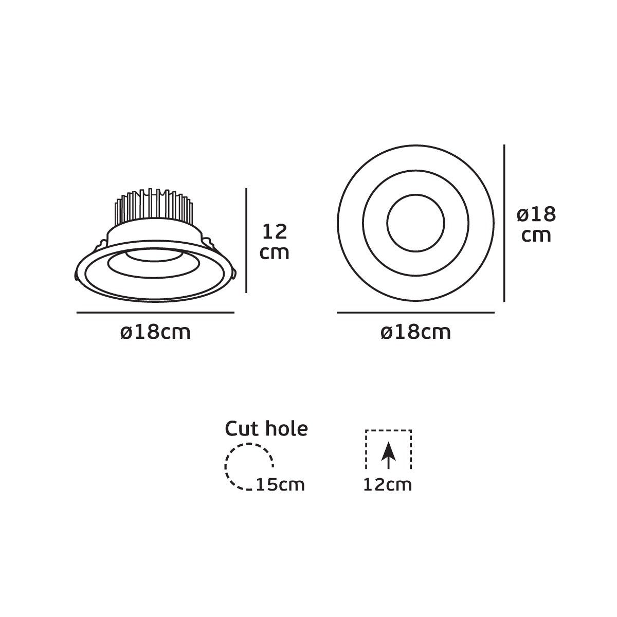VK Light Uta LED – oprawa wpuszczana IP65