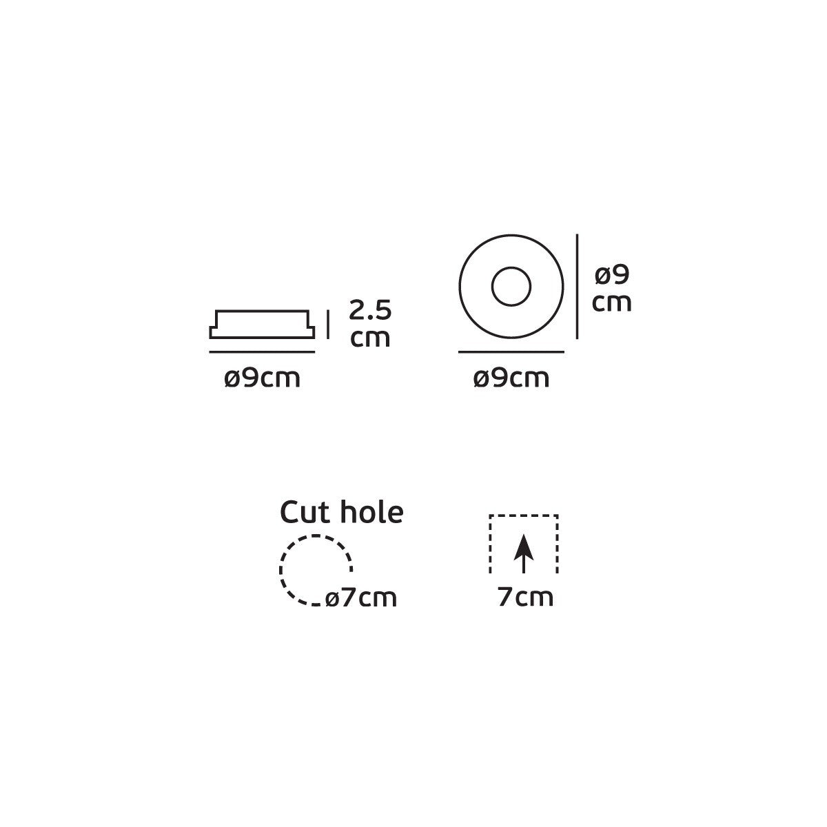 VK Light Woof GU5.3 – wpuszczana oprawa punktowa IP65