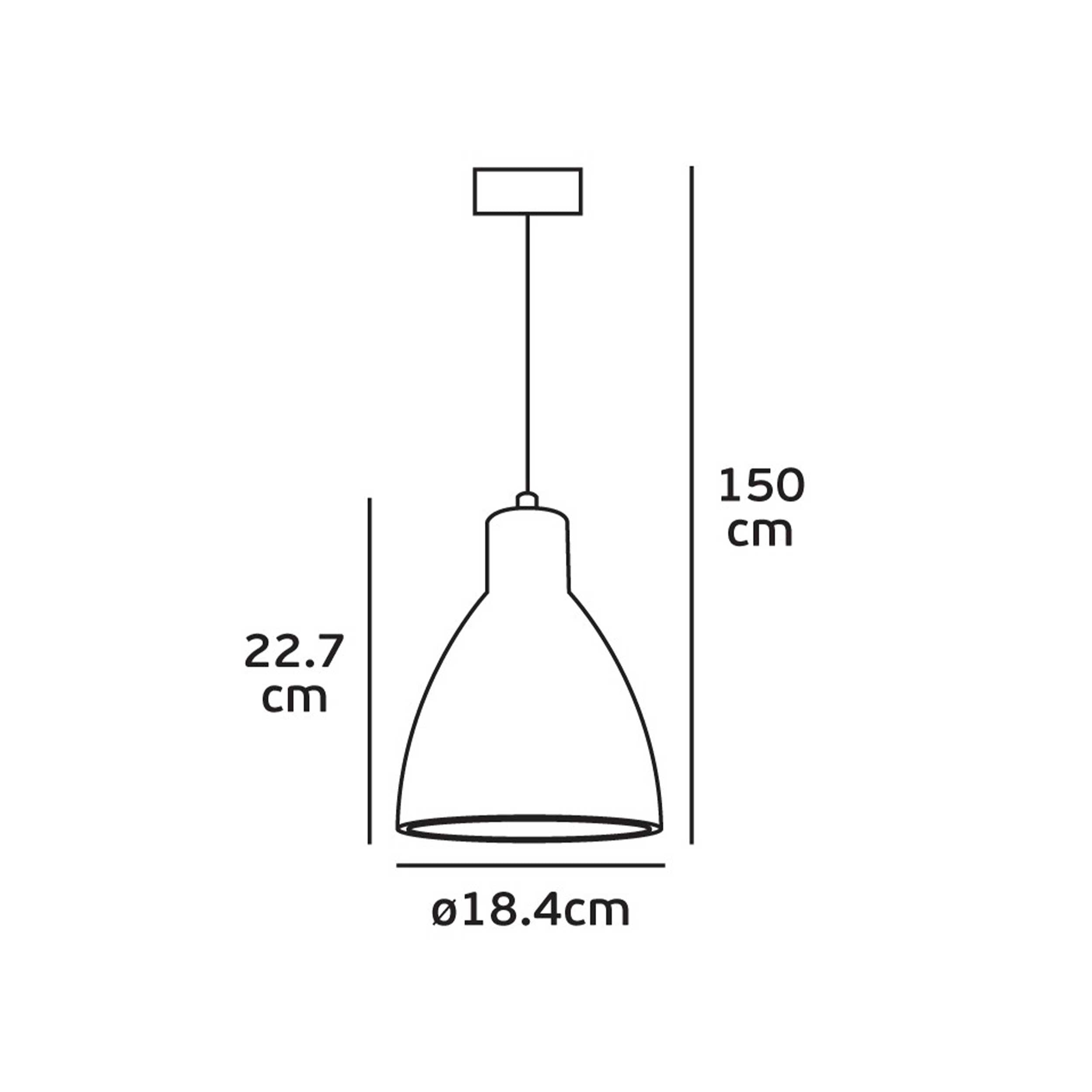 VK Light Remy E27 – betonowa lampa wisząca