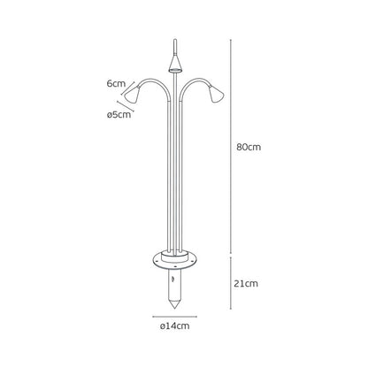 VK Light Rose 3 – oprawa słupkowa LED, IP65