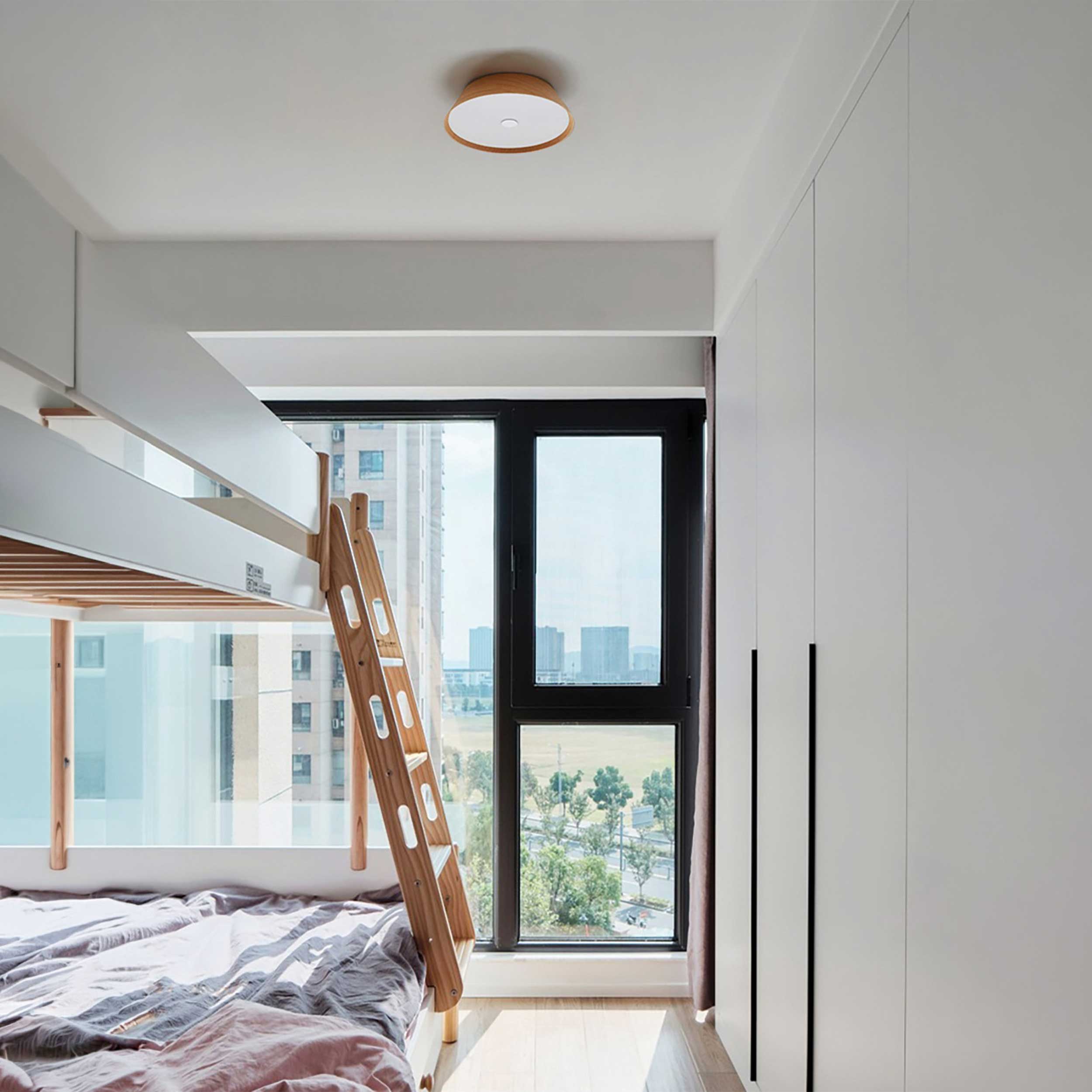 VK Light Woody LED – drewniana lampa sufitowa