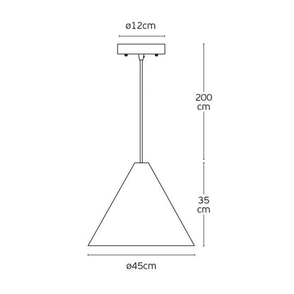 VK Light Woody E27 – drewniana lampa wisząca