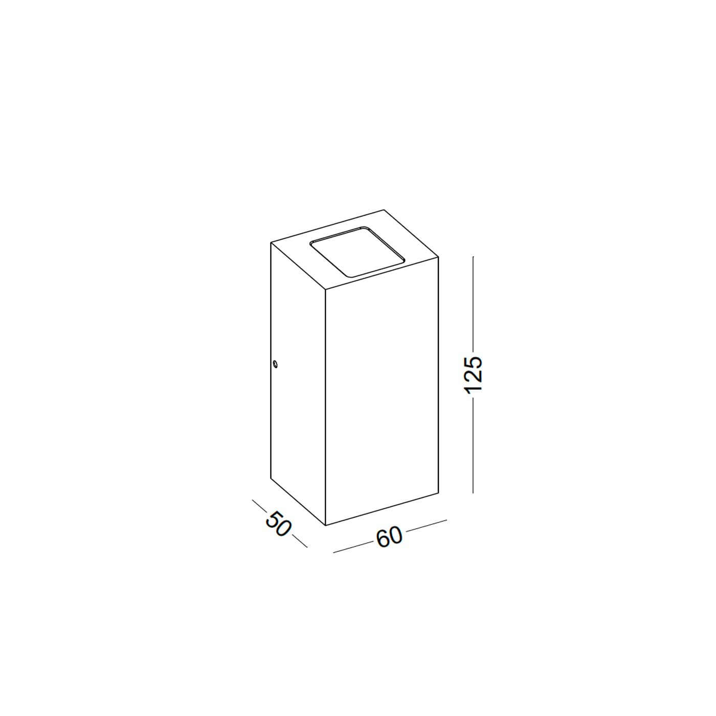 Cubic Low Angle LED nástěnné svítidlo IP65