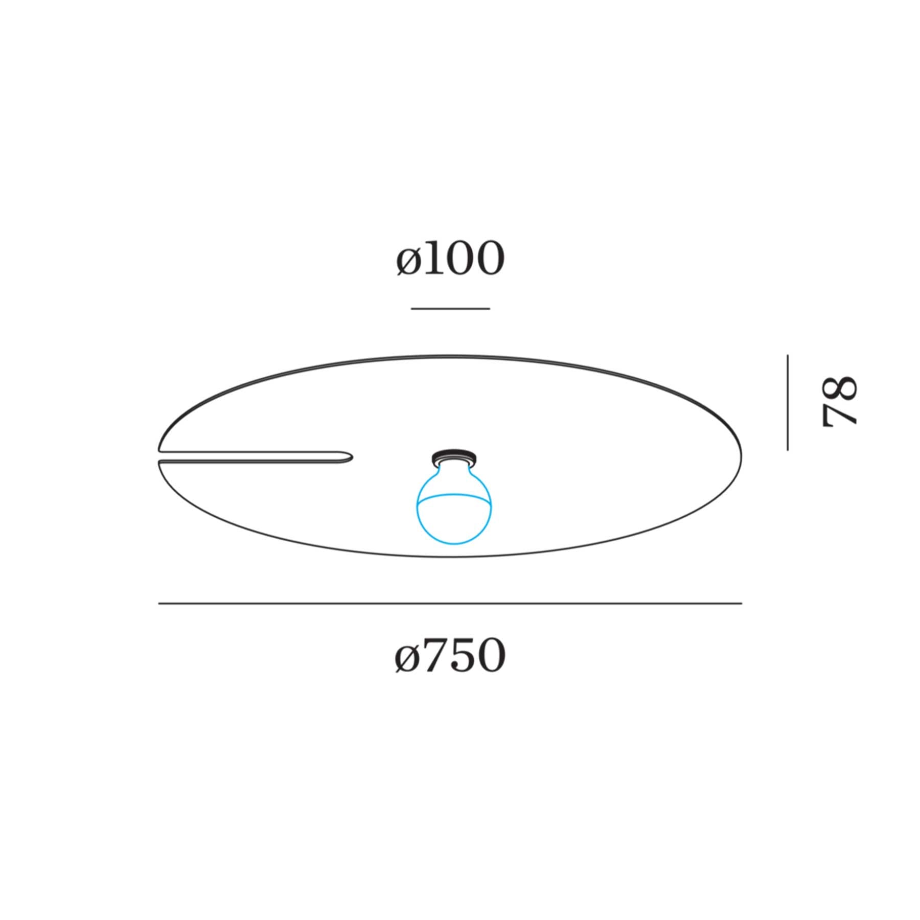 Wever and Ducré MIRRO přisazené svítidlo