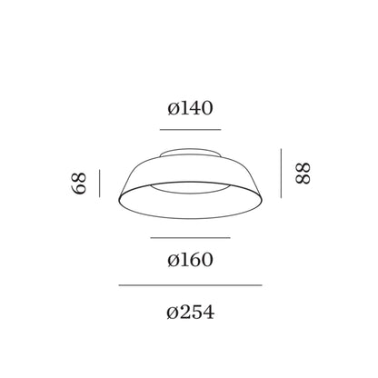 Wever and Ducré TOWNA přisazené svítidlo IP44 bílá