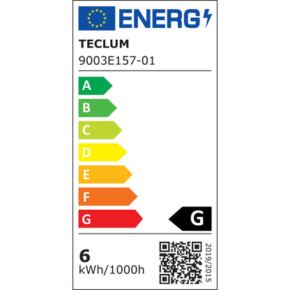 LED žárovka G95 E27 2700K 5.6W Stříbrná