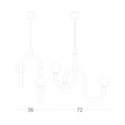 Zava Linfa G9 závěsné svítidlo